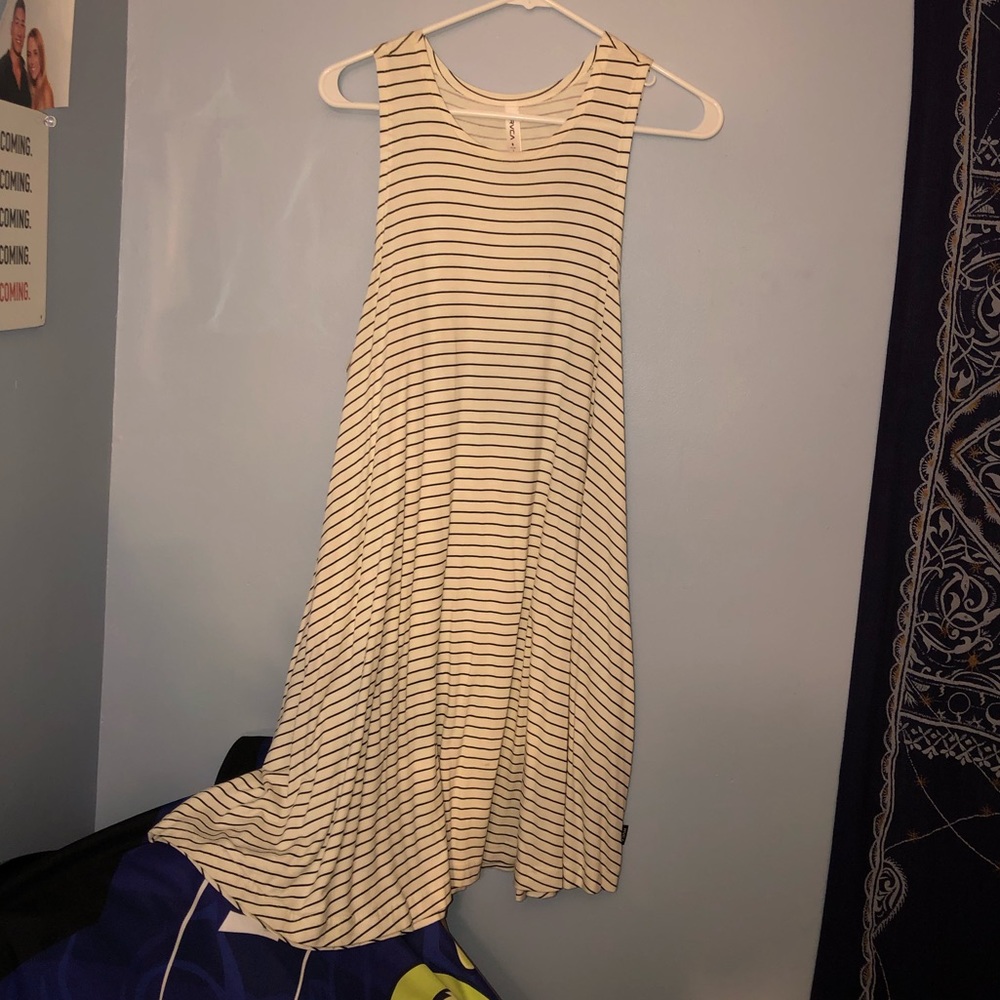 Striped swing dress